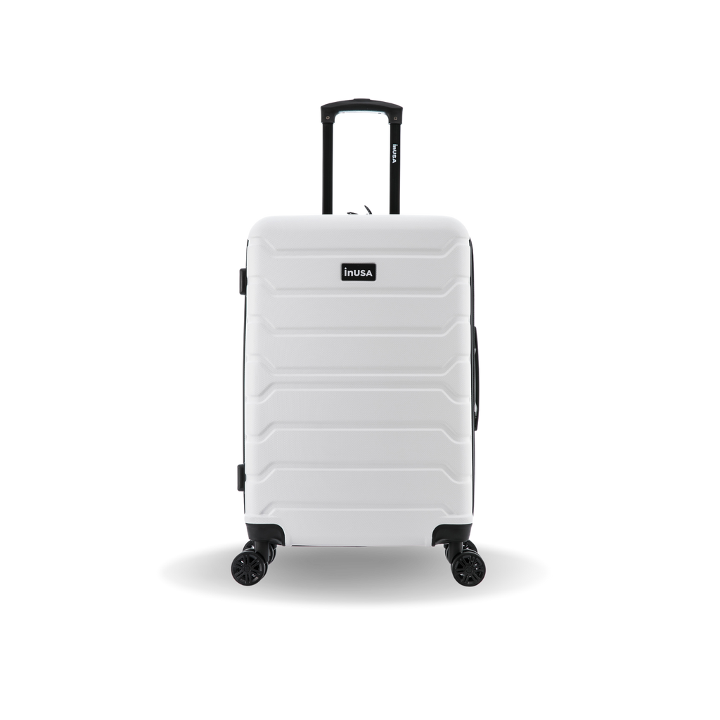 InUSA Trend 24" Hardside Spinner Checked Suitcase