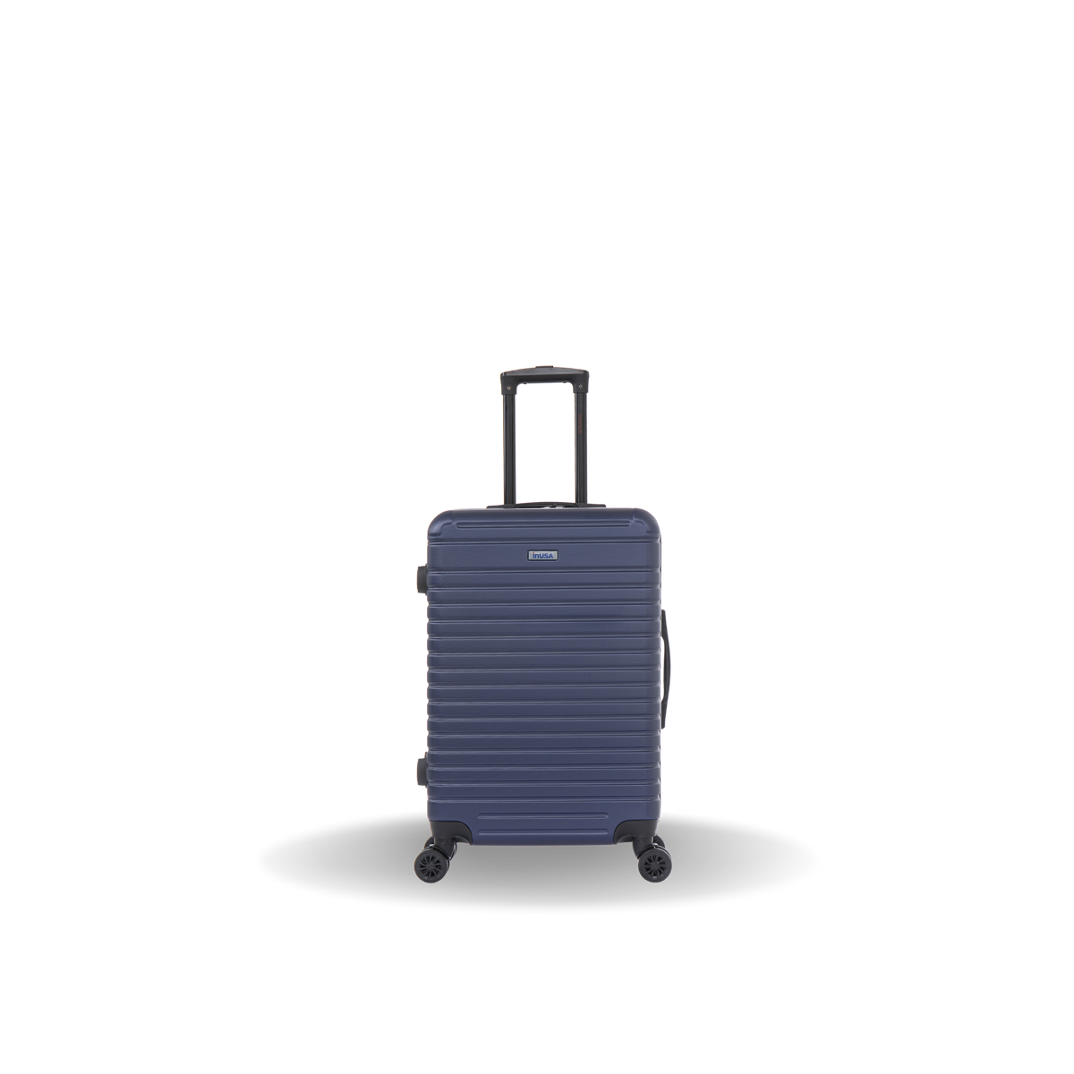 InUSA Deep 24" Hardside Spinner Checked Suitcase