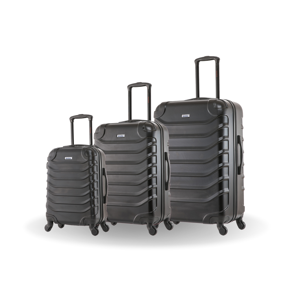 InUSA Endurance 3-Piece Hardside Spinner Luggage Set
