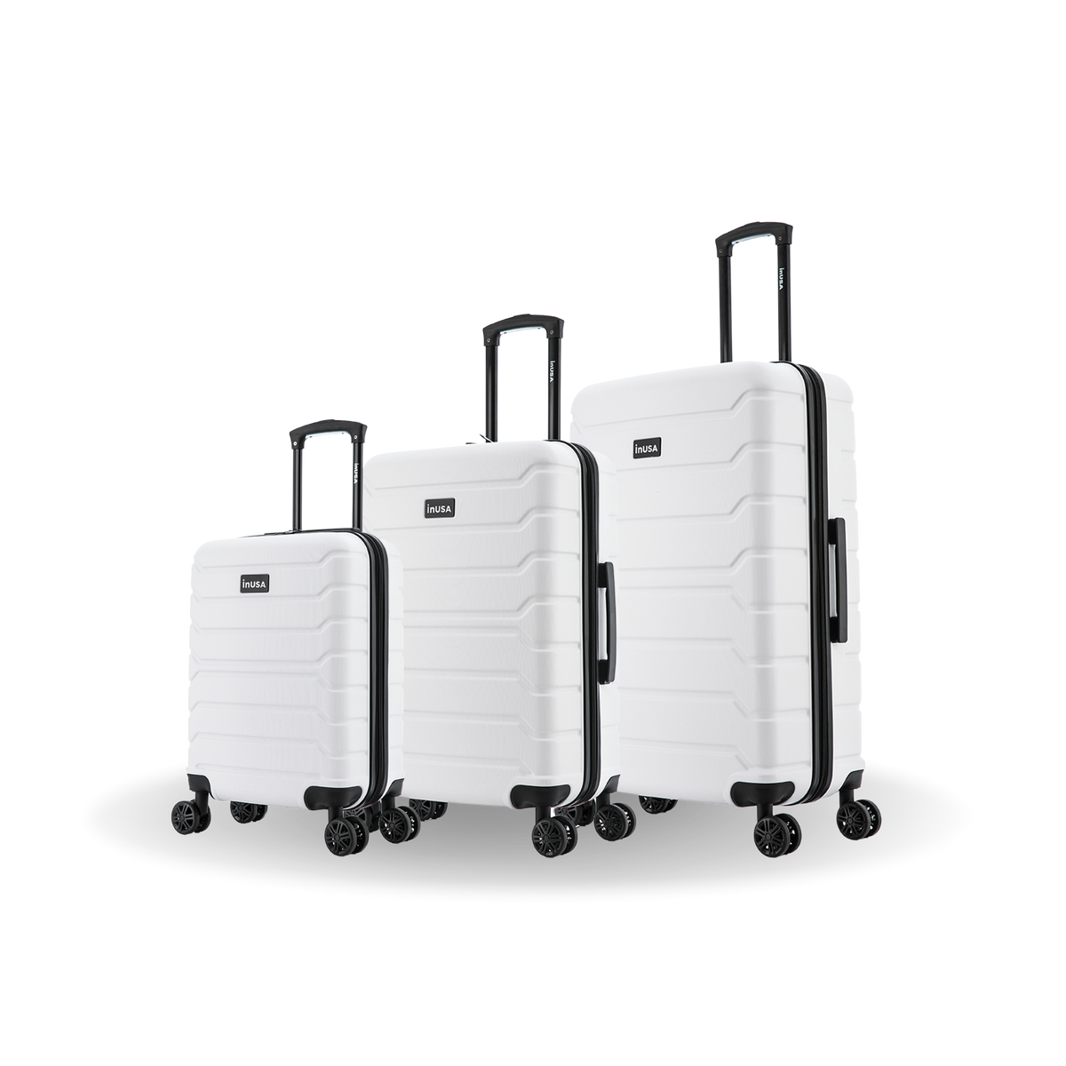 InUSA Trend 3-Piece Hardside Spinner Luggage Set