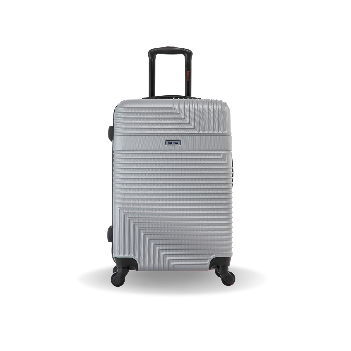 InUSA Resilience 24" Hardside Spinner Checked Suitcase