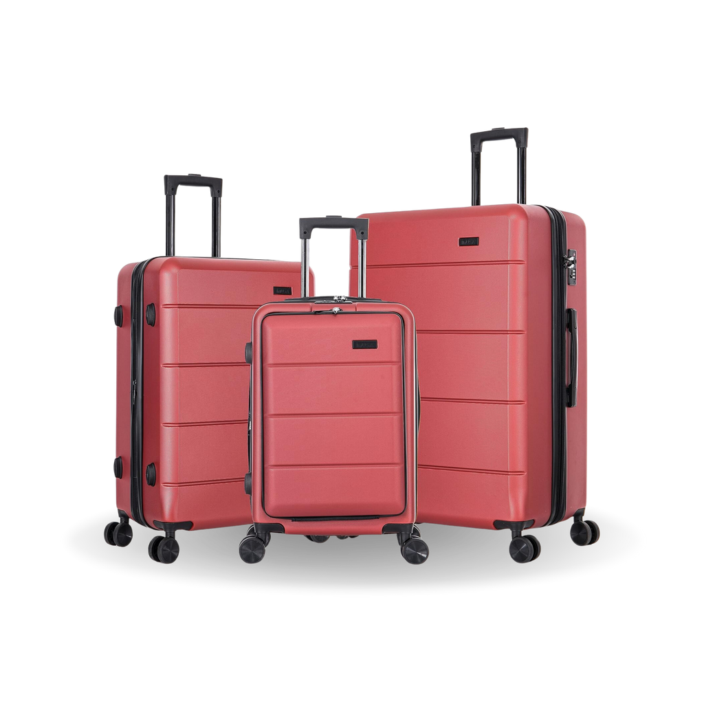 InUSA Elysian 3-Piece Hardside Spinner Luggage Set