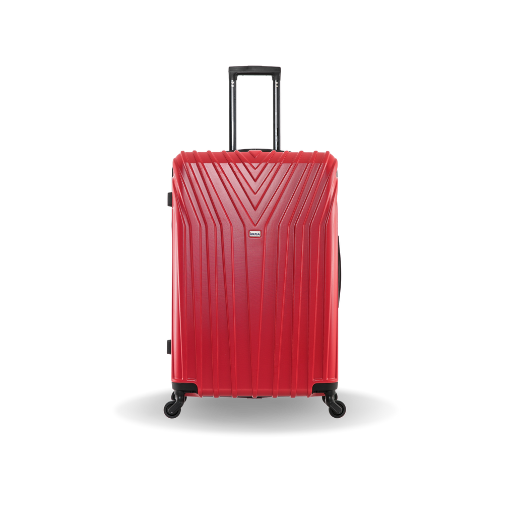 InUSA Vasty 28" Hardside Spinner Checked Suitcase