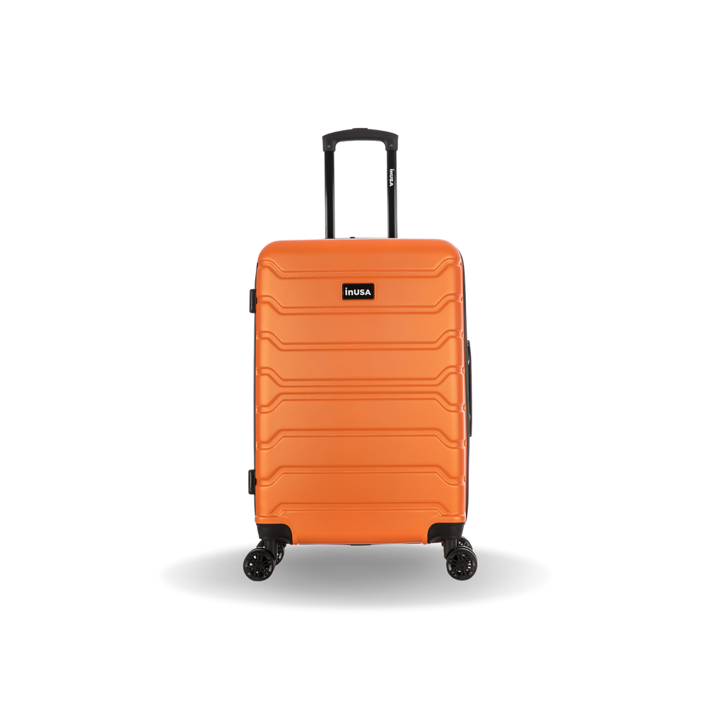 InUSA Trend 24" Hardside Spinner Checked Suitcase