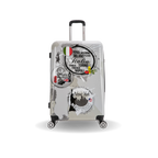 InUSA Prints 28-Inch Hardside Checked Suitcase