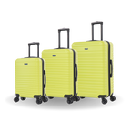 InUSA Deep 3-Piece Hardside Spinner Luggage Set