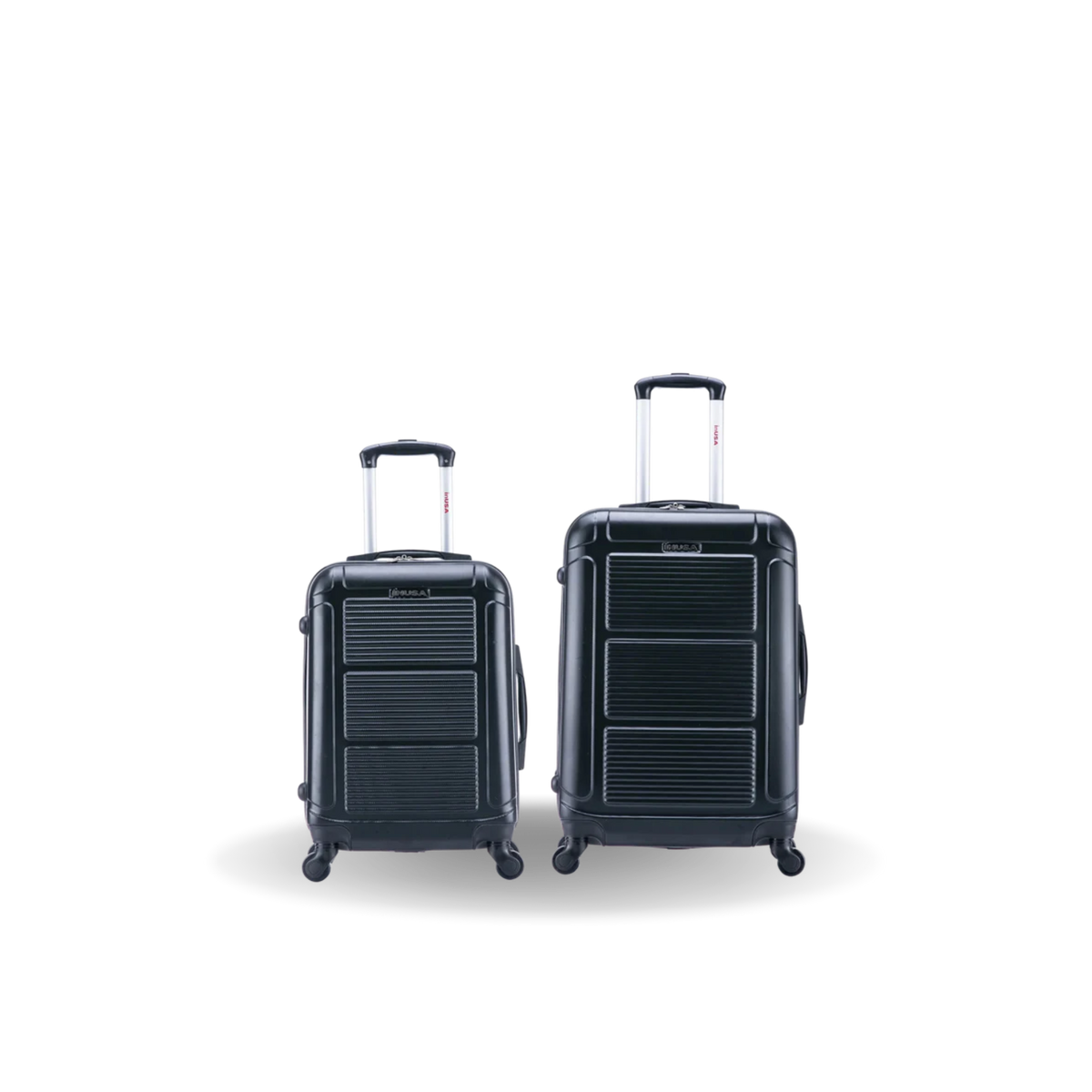 InUSA Pilot 2-Piece Hardside Spinner Luggage Set