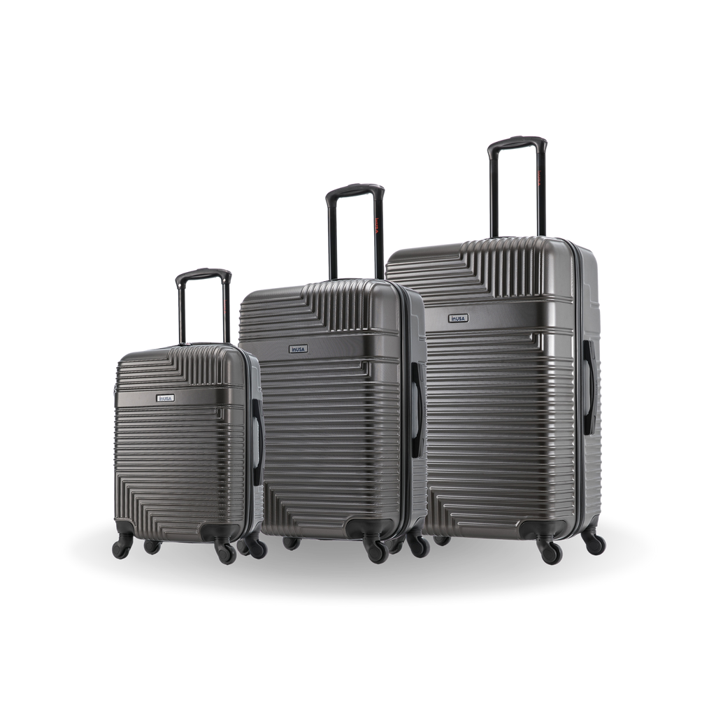 InUSA Resilience 3-Piece Hardside Spinner Luggage Set