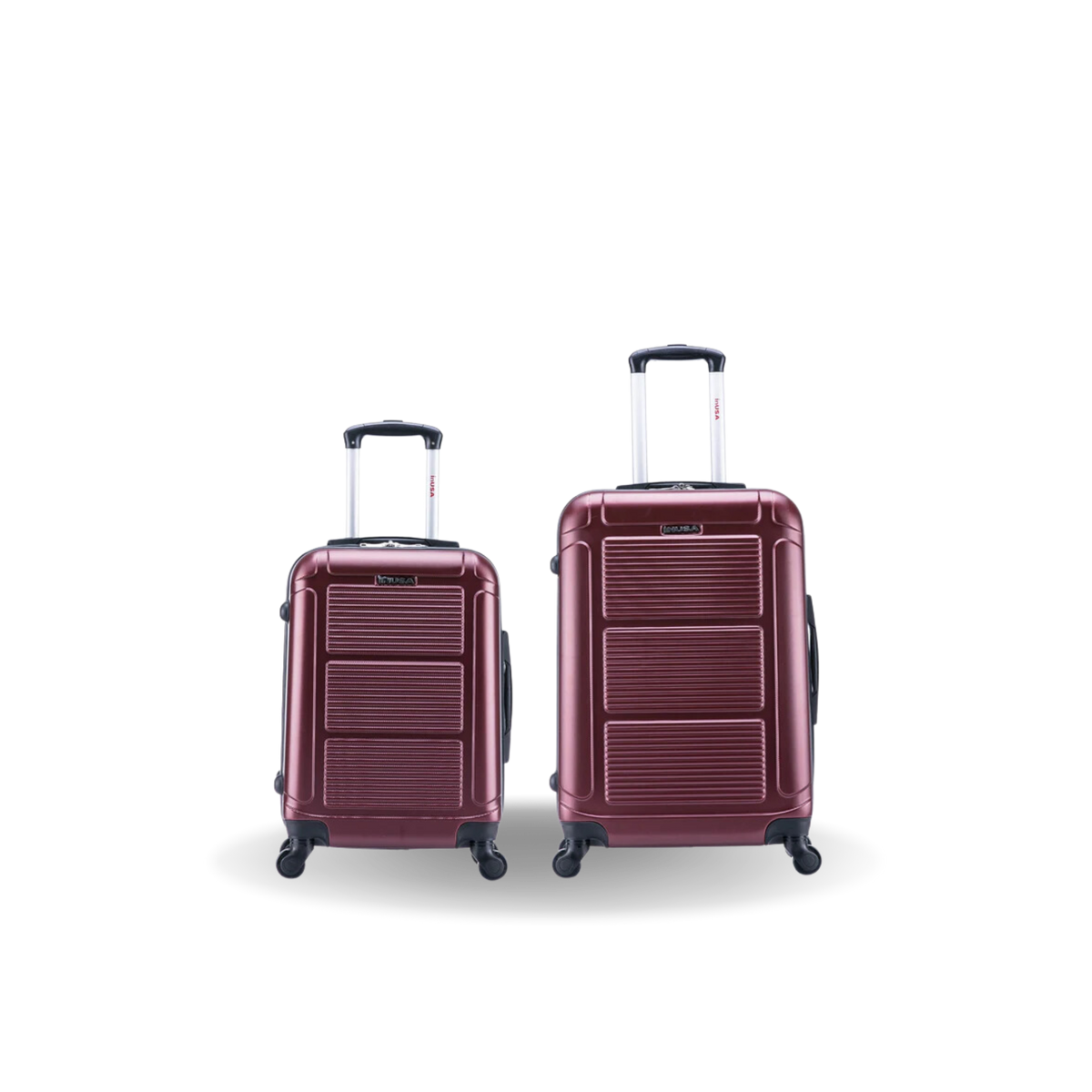 InUSA Pilot 2-Piece Hardside Spinner Luggage Set