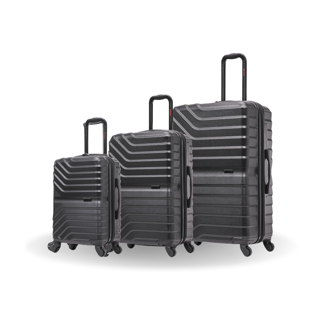 InUSA Aurum 3-Piece Hardside Spinner Luggage Set