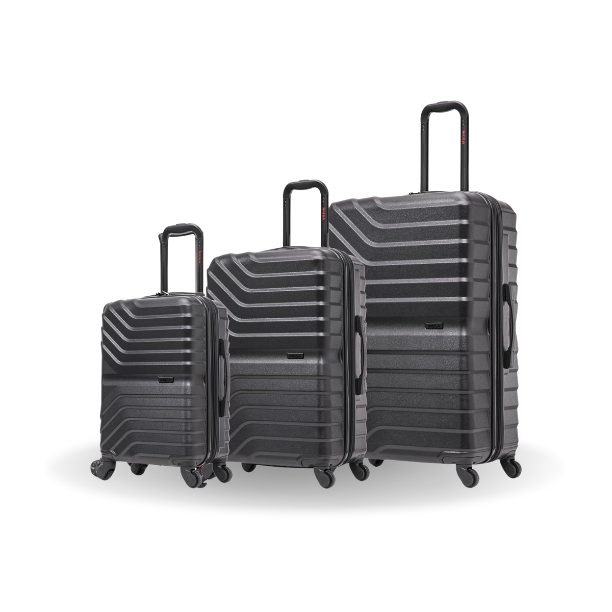 InUSA Aurum 3-Piece Hardside Spinner Luggage Set