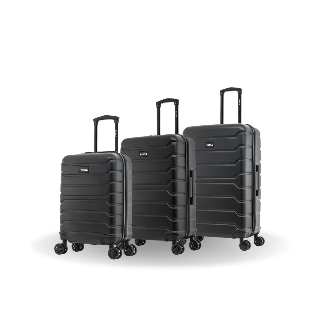 InUSA Trend 3-Piece Hardside Spinner Luggage Set