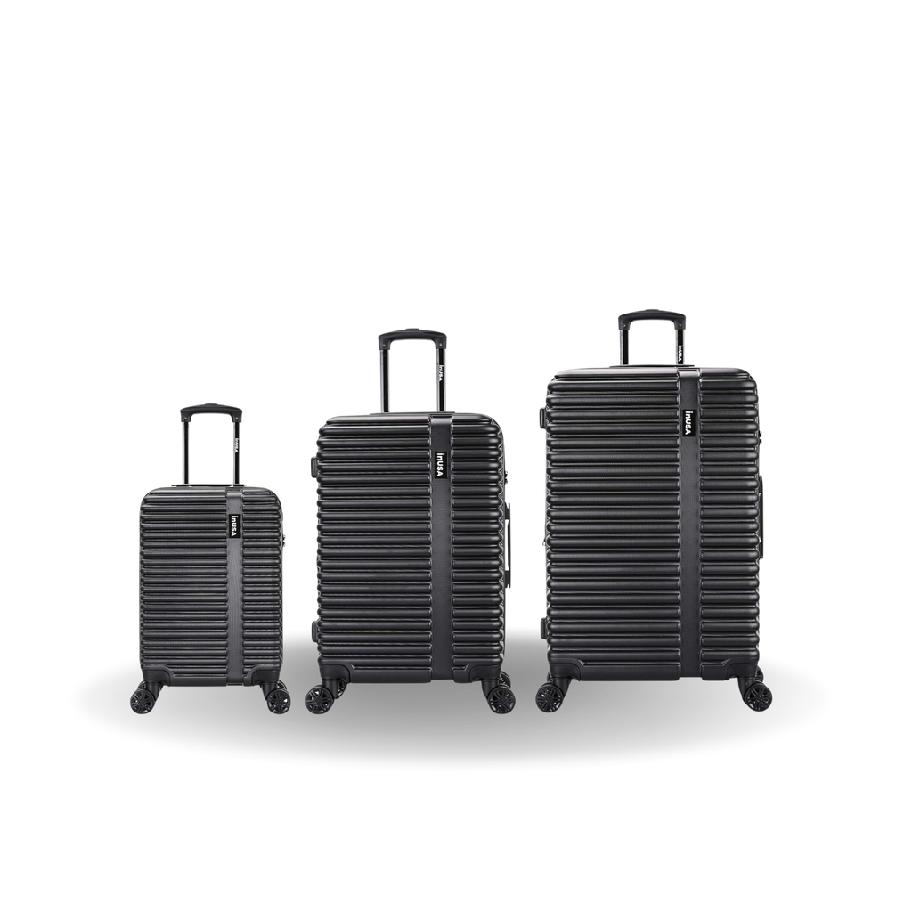 InUSA Ally 3-Piece Hardside Spinner Luggage Set