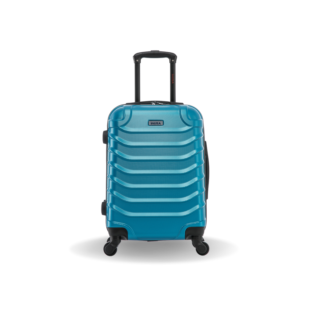 InUSA Endurance 24" Hardside Spinner Checked Suitcase