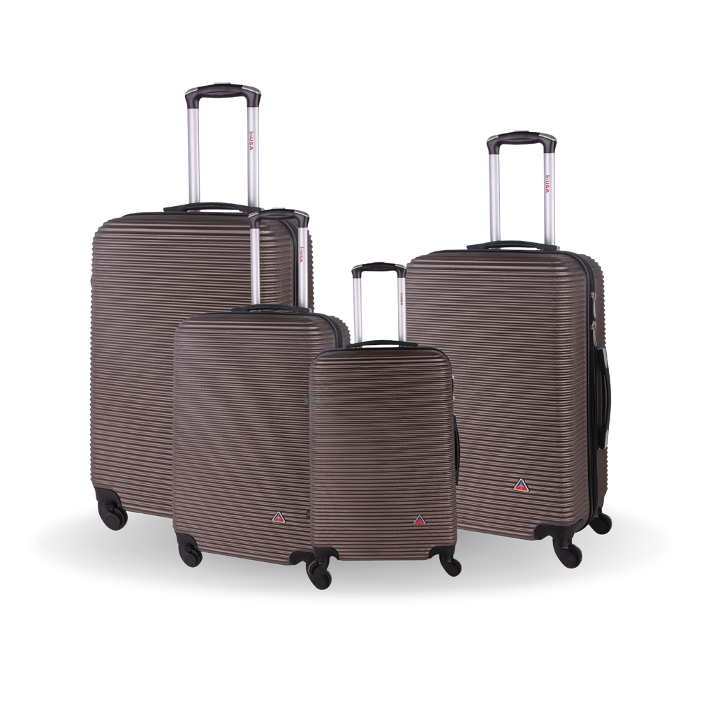 InUSA Royal 4-Piece Hardside Spinner Luggage Set