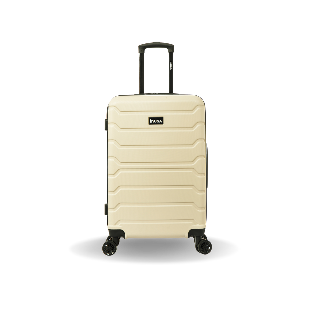 InUSA Trend 24" Hardside Spinner Checked Suitcase