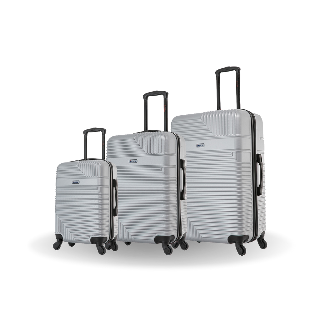 InUSA Resilience 3-Piece Hardside Spinner Luggage Set