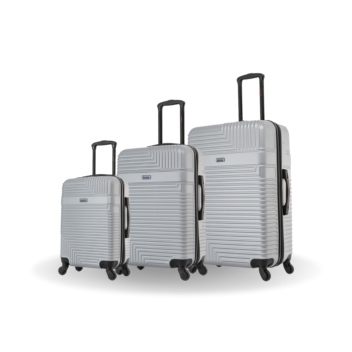InUSA Resilience 3-Piece Hardside Spinner Luggage Set