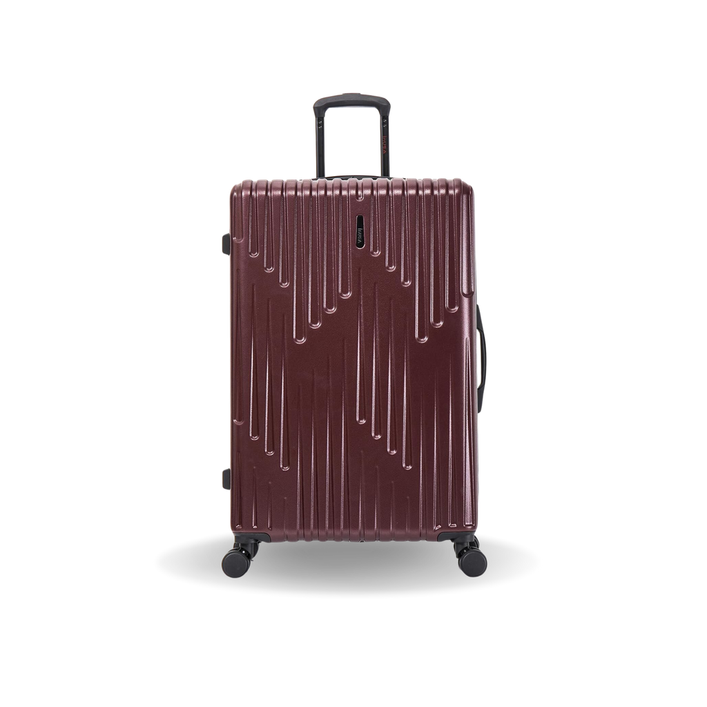 InUSA Drip 28-Inch Hardside Spinner Checked Suitcase