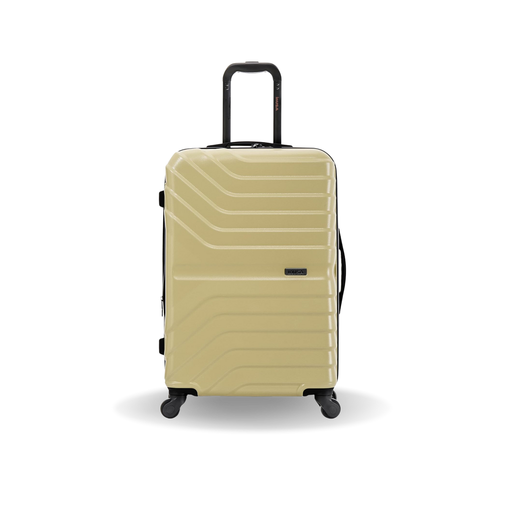 InUSA Aurum 24" Hardside Spinner Checked Suitcase