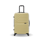 InUSA Aurum 24" Hardside Spinner Checked Suitcase