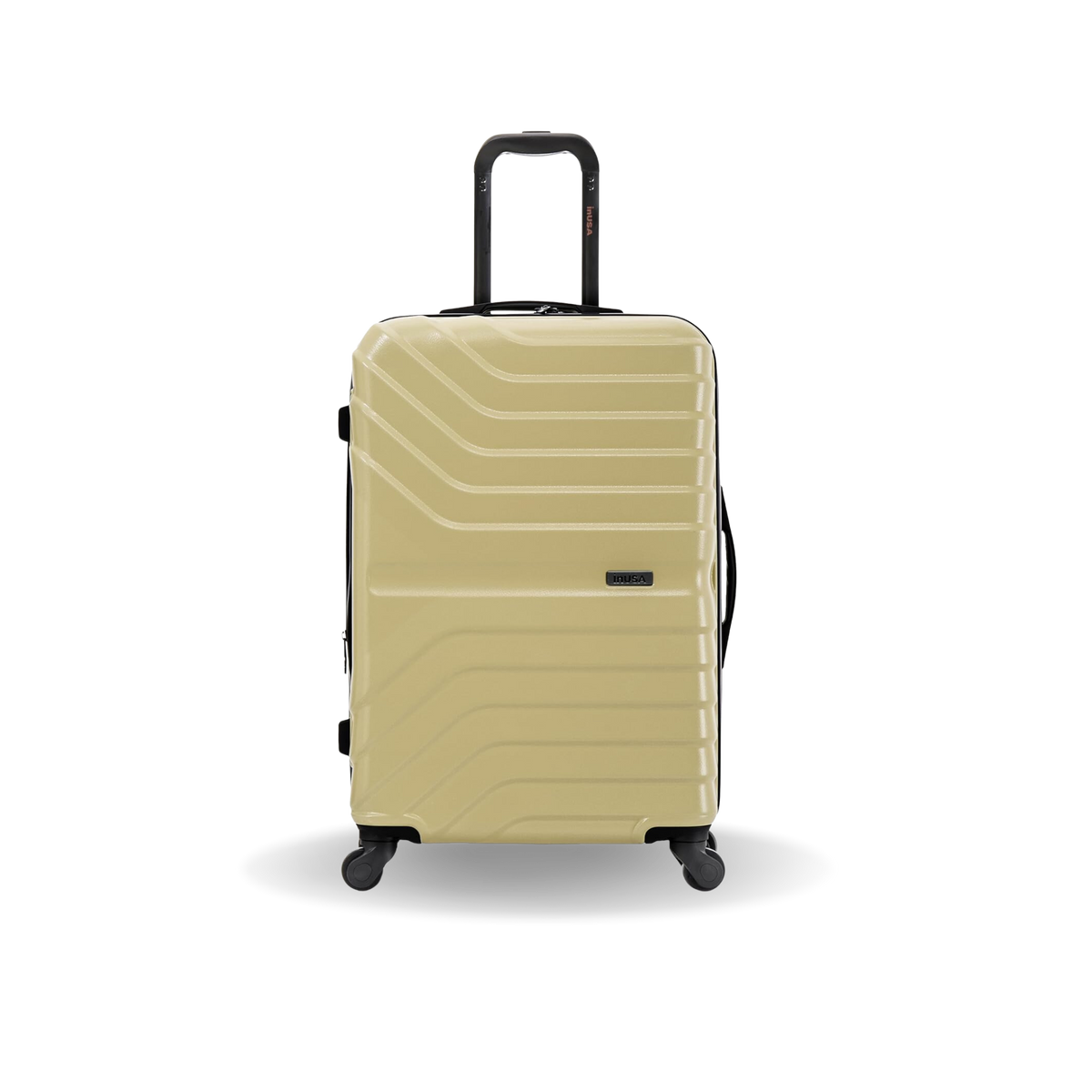 InUSA Aurum 24" Hardside Spinner Checked Suitcase