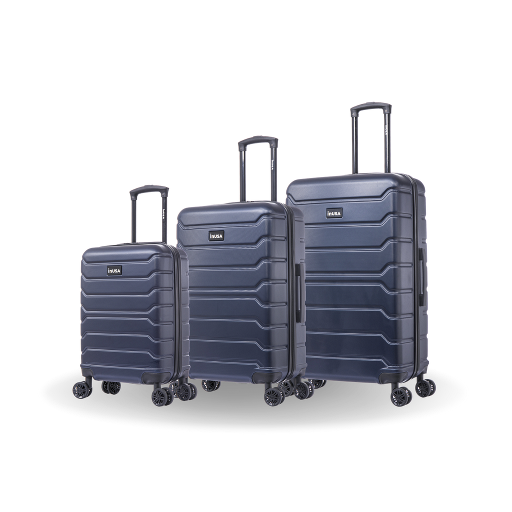 InUSA Trend 3-Piece Hardside Spinner Luggage Set