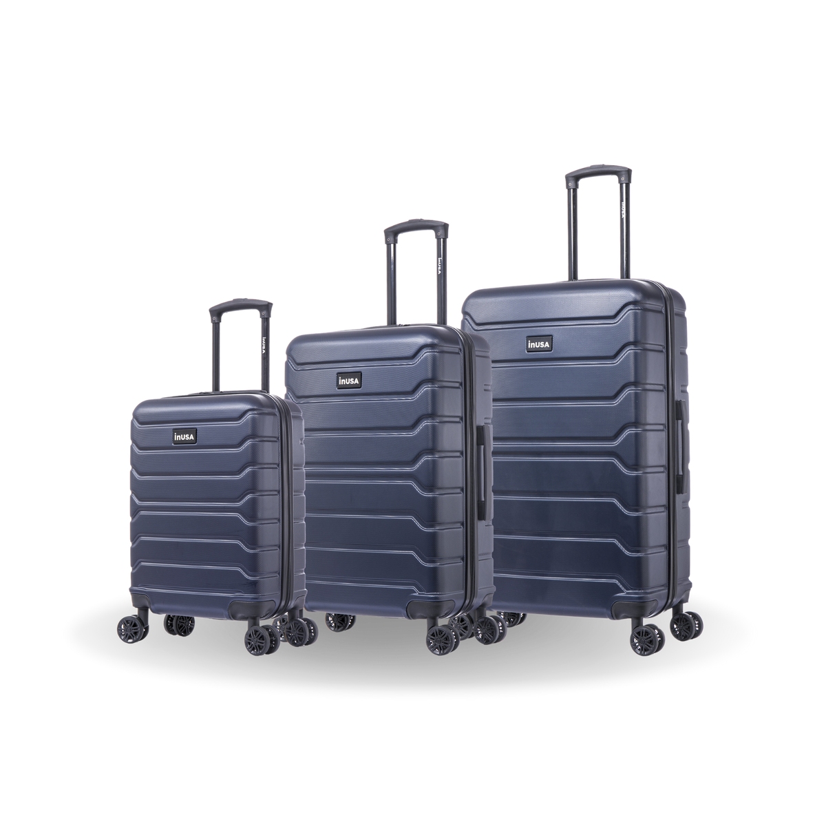 InUSA Trend 3-Piece Hardside Spinner Luggage Set
