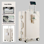 TSA-Lock Aluminum Carry-On Suitcase