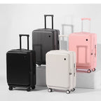 20-Inch Front-Opening Hardside Carry-On Suitcase