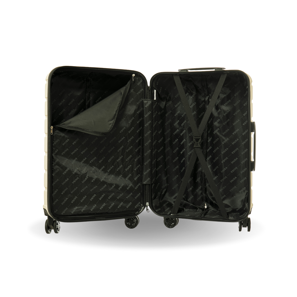 InUSA Trend 24" Hardside Spinner Checked Suitcase