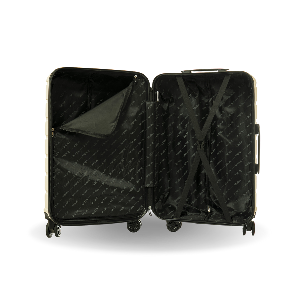 InUSA Trend 24" Hardside Spinner Checked Suitcase