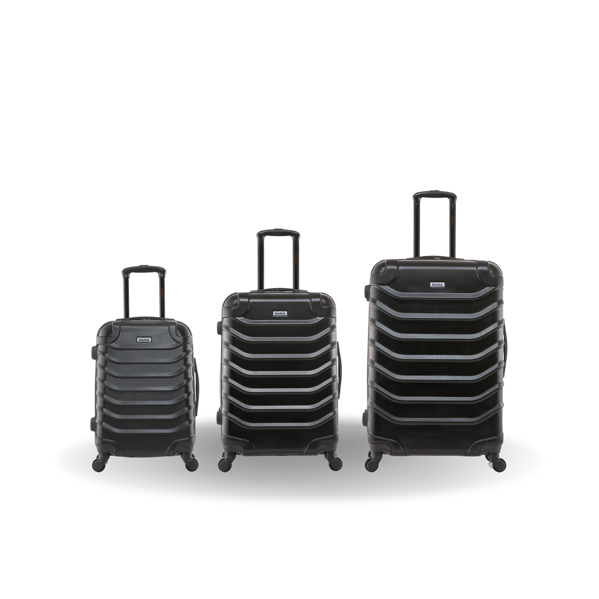 InUSA Endurance 3-Piece Hardside Spinner Luggage Set