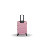 InUSA Deep 24" Hardside Spinner Checked Suitcase