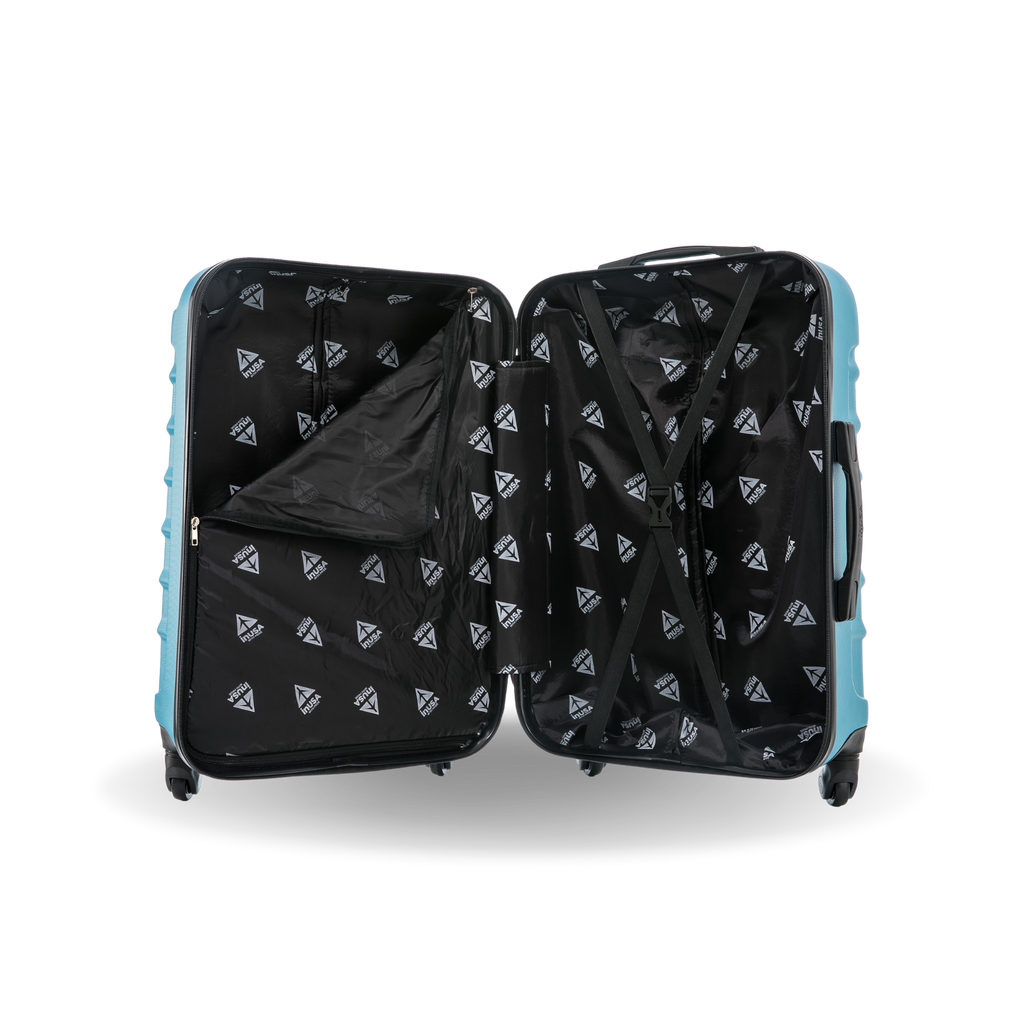 InUSA Endurance 24" Hardside Spinner Checked Suitcase