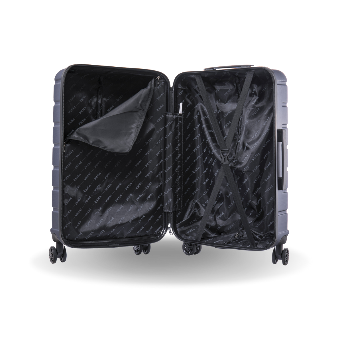InUSA Trend 28" Hardside Spinner Checked Suitcase
