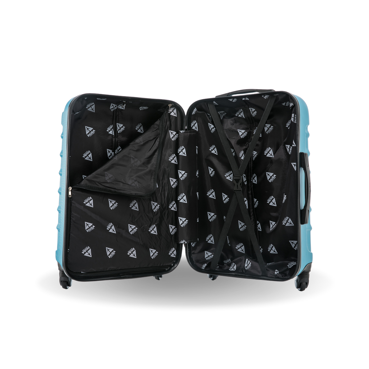 InUSA Endurance 28" Hardside Spinner Checked Suitcase