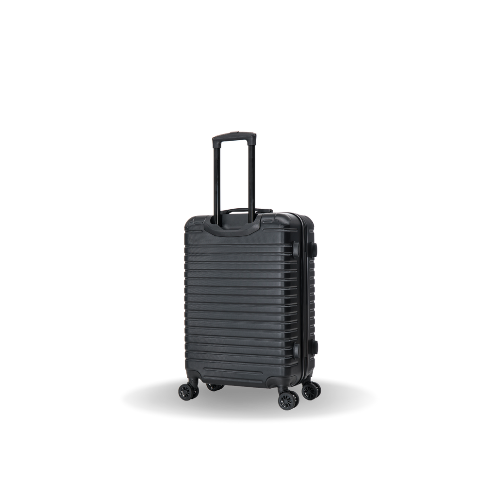 InUSA Deep 24" Hardside Spinner Checked Suitcase