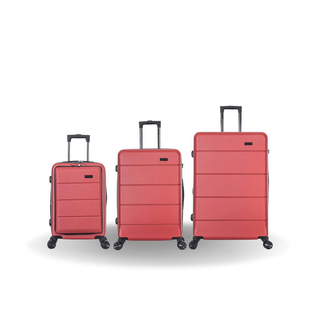 InUSA Elysian 3-Piece Hardside Spinner Luggage Set
