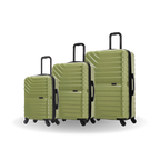 InUSA Aurum 3-Piece Hardside Spinner Luggage Set