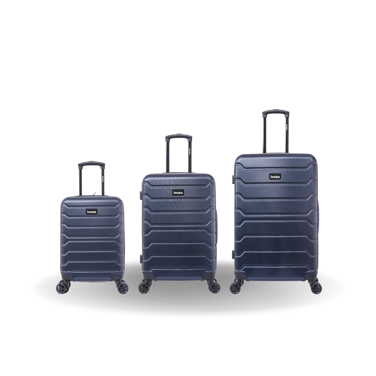 InUSA Trend 3-Piece Hardside Spinner Luggage Set