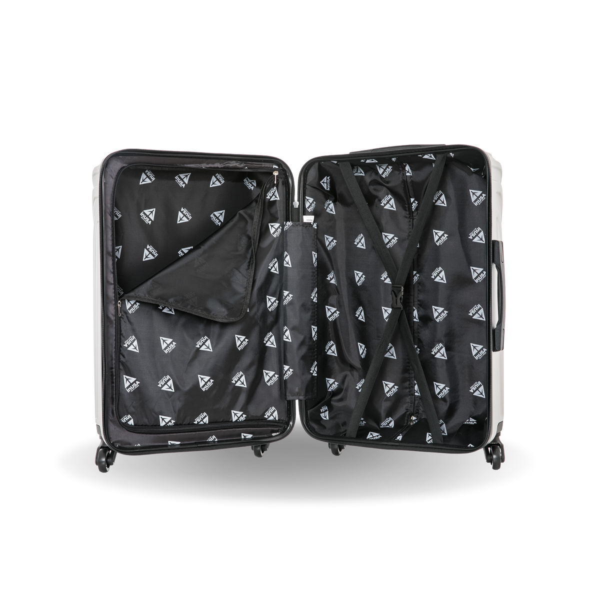 InUSA Vasty 24" Hardside Spinner Checked Luggage