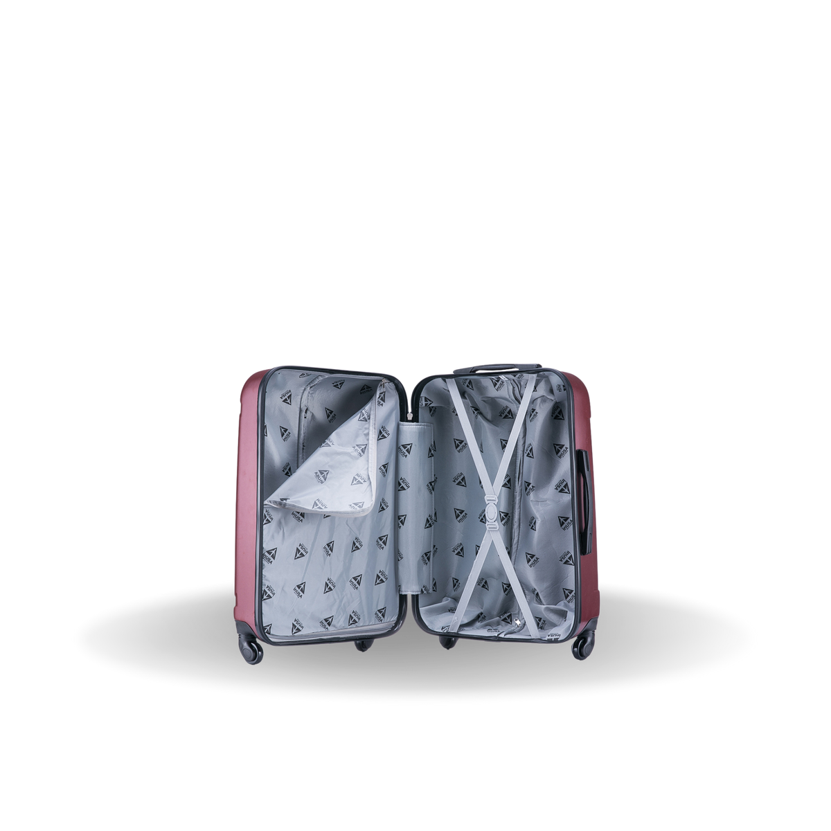 InUSA Pilot 2-Piece Hardside Spinner Luggage Set