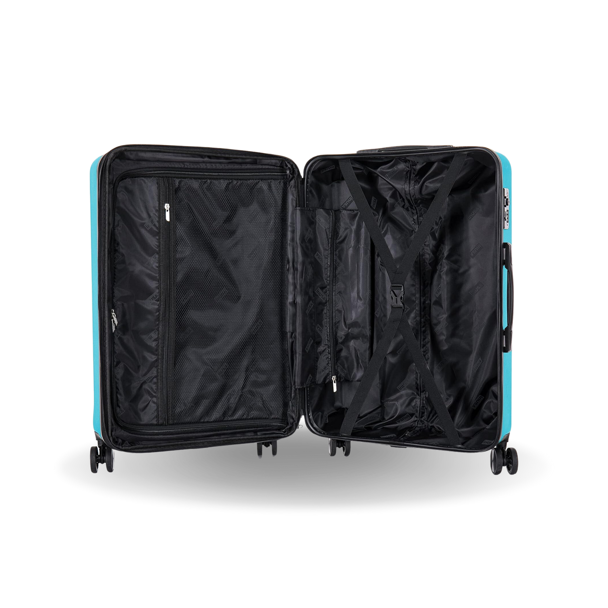 InUSA Elysian 24-Inch Hardside Spinner Checked Luggage