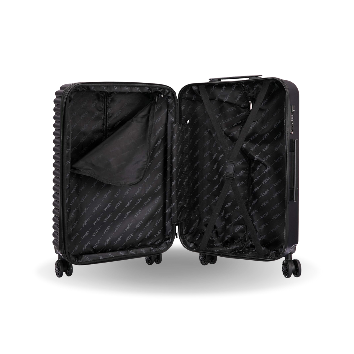 InUSA Ally 28" Hardside Spinner Checked Suitcase