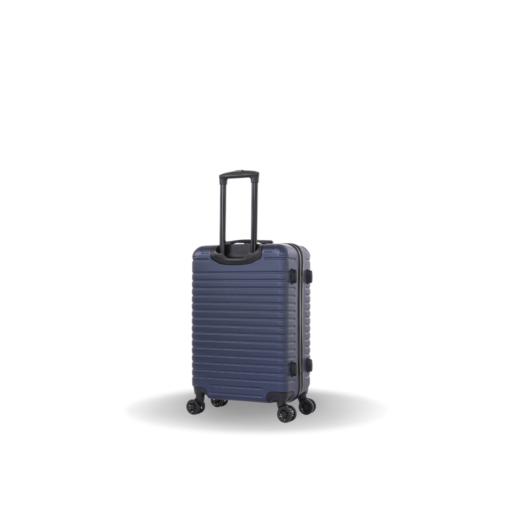 InUSA Deep 24" Hardside Spinner Checked Suitcase