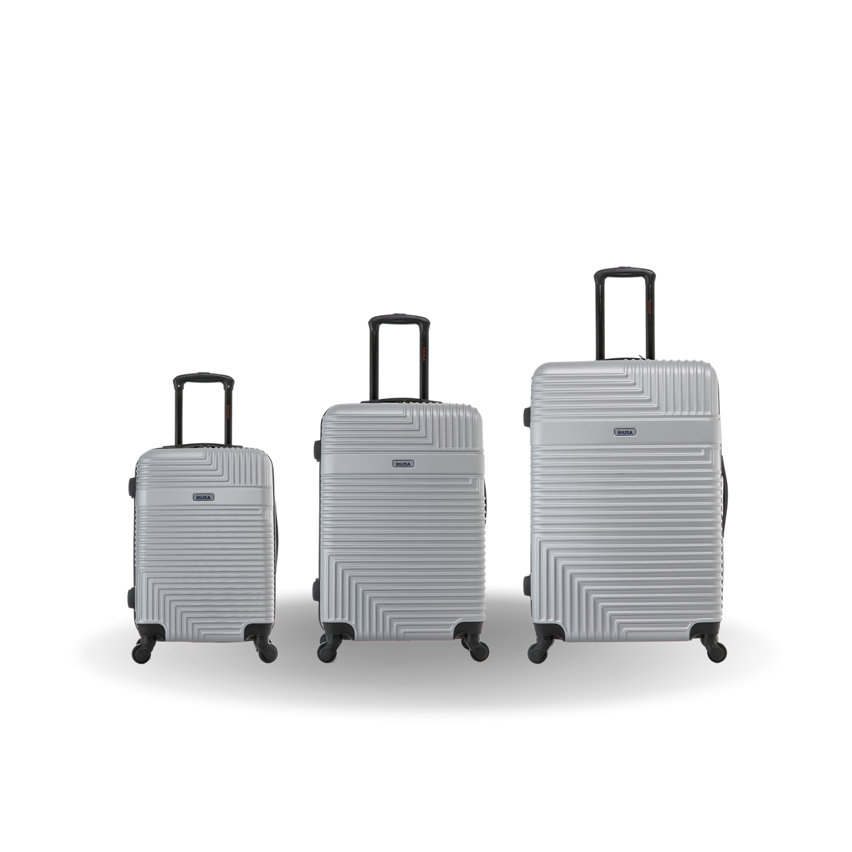 InUSA Resilience 3-Piece Hardside Spinner Luggage Set