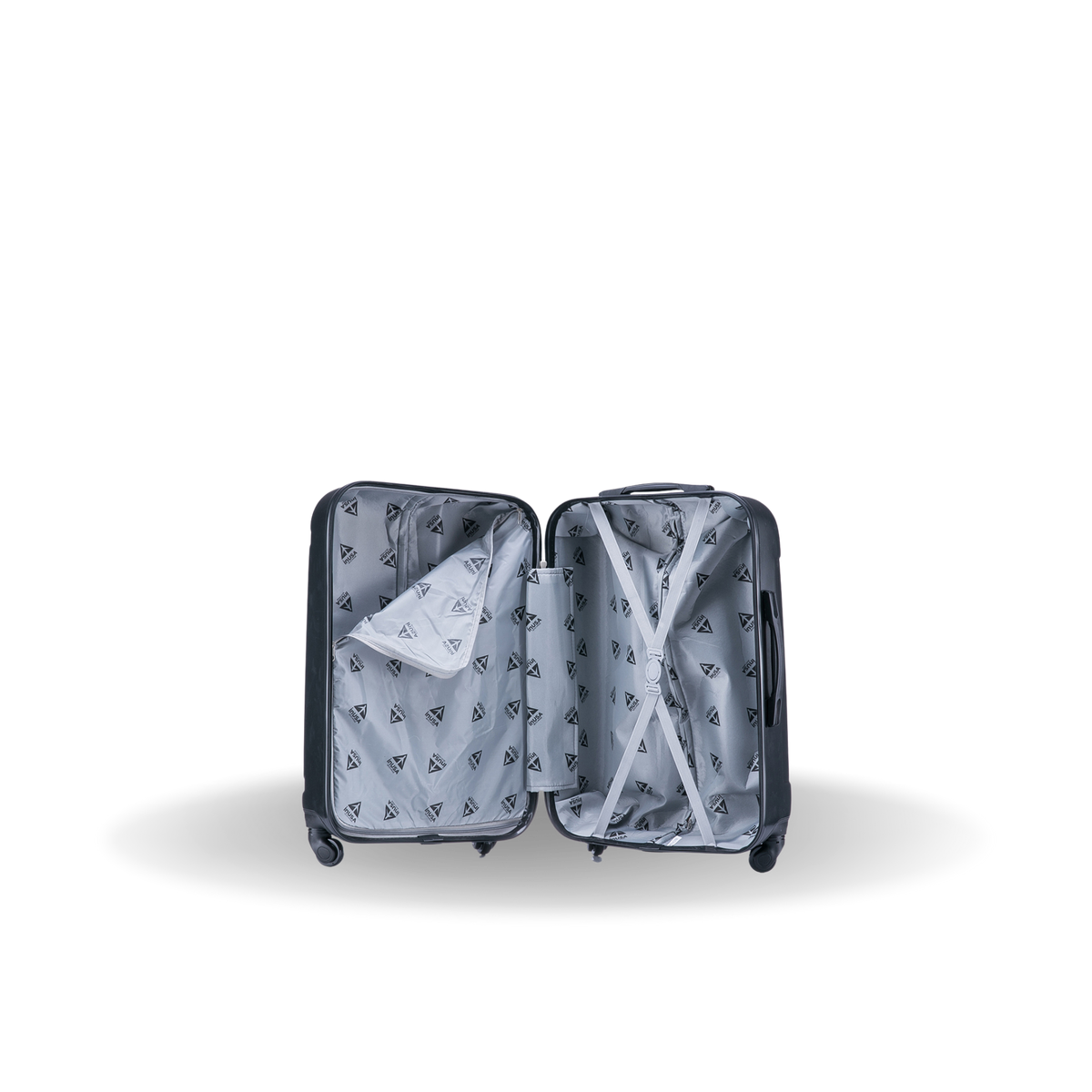 InUSA Pilot 2-Piece Hardside Spinner Luggage Set