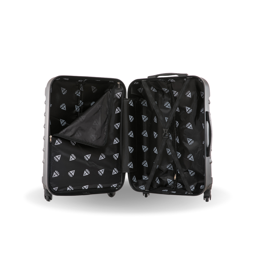 InUSA Endurance 24" Hardside Spinner Checked Suitcase