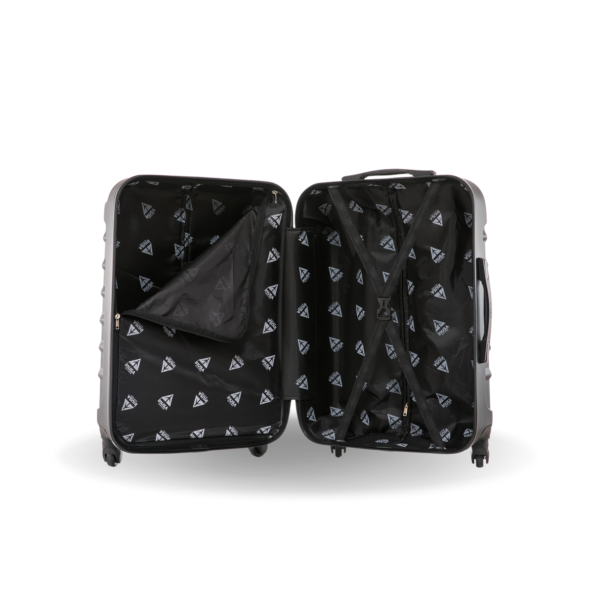 InUSA Endurance 24" Hardside Spinner Checked Suitcase